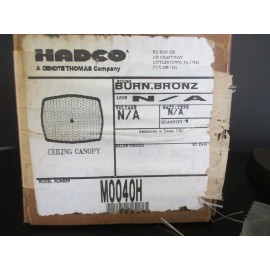 HADCO NOS HADCO CEILING CANOPY FOR LIGHTING BRONZE M0040H