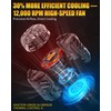 AILEO 7440 7443 LED Bulb Amber Yellow, 30W 2500LM Super