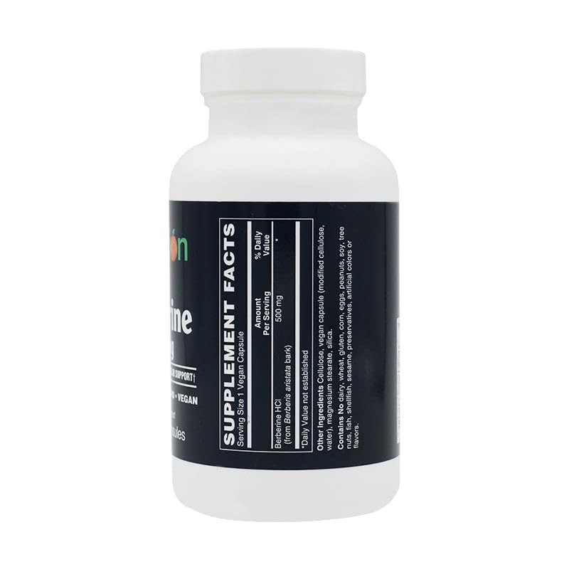 Netrition 500mg Berberine 120 Vegan Capsules