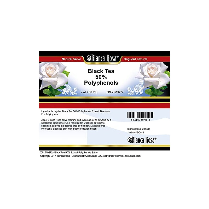 Black Tea 50% Polyphenols Salve (2 oz, ZIN: 519272) -