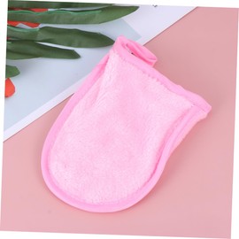 Healeved 8pcs Soft Makeup Removal Gloves for Gentle Facial Cleaning Reusable Cosmetic Powder Cleaning Mitts Travel-friendly Design for Daily Makeup Removal