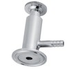 1pc 2inch(50.5mm) Ferrule Sanitary Stainless Steel SUS304 Sampling Valve