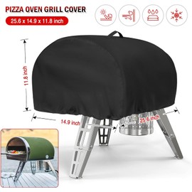 Pizza Oven Cover for Gozney Pizza Oven, 420D Outdoor Camping Pizza Oven Protective Cover Heavy Duty Waterproof Weather Resistant Dustproof Grill Oven Cover