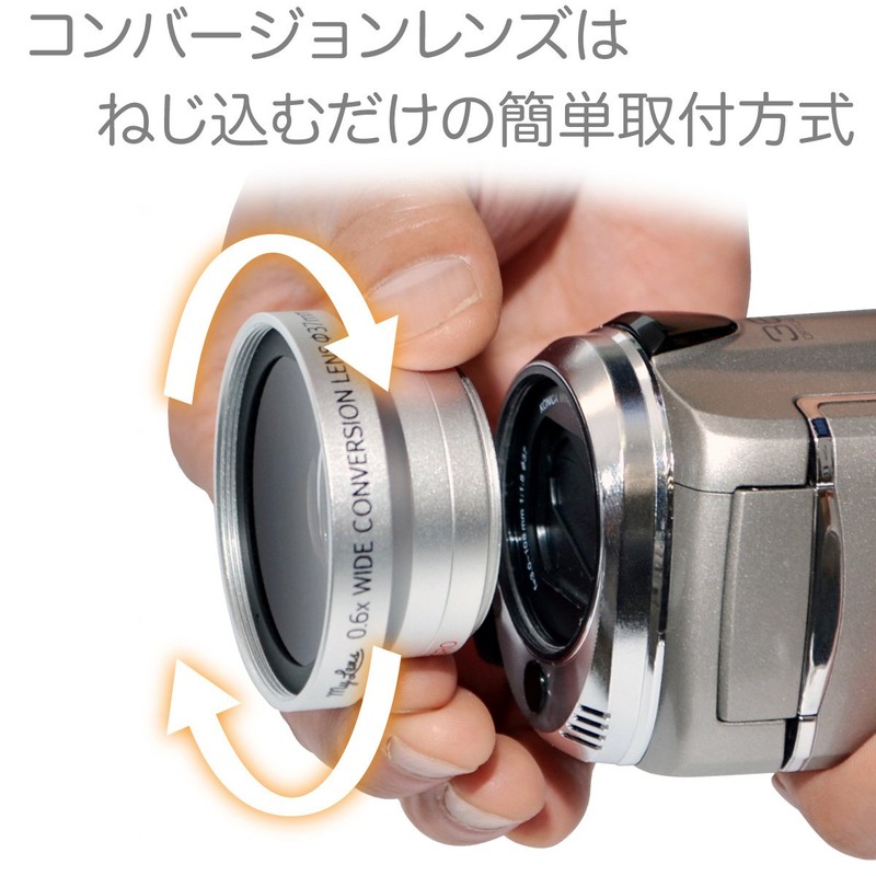 My Lens JTT Online MLE46W06 Video Camera Wide Angle 0.6x