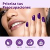 CANNI - Esmalte de uñas en gel morado oscuro, 1