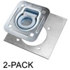 Recessed D-Ring 6,000 lb. Cap. Tiedown Anchors w/Backing Plate -