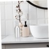 Ciieeo Stainless Steel Soap Dispenser Shampoo Pump Bottle Laundry Liquid
