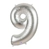 Betallic 15849SB Number 9-Silver Megaloon, 40"