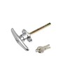 Motoforti 1 Set Garage Door T-Handle Lock Kit Shed Door