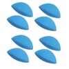 8-Pack Scaphoid Pads Blue Arch Support Pads, Adhesive Backing, Flat