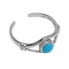 Silvershake Genuine American Turquoise 925 Sterling Silver Toe or Knuckle