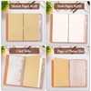 Initial PU Leather Travel Notebook Refillable Diary Travel Diary with