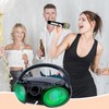 SingingWood NP030AB-GK Portable Karaoke System, Portable CD Player Boombox with