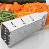Armo® Stainless Steel Double Sided Cheese Vegetable Grater 4 Sided