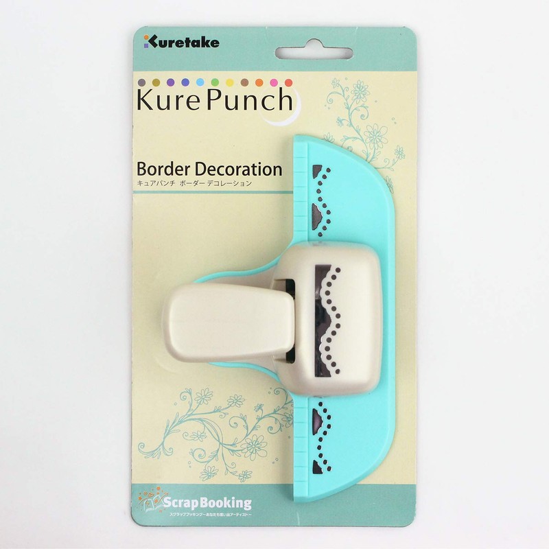Kuretake SBKPB130-12 Kure Punch, Craft Punch, Border Decoration, Classical Lace