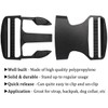 Plastic Buckle 1 1/2 Inch - Double Adjustable Quick Side