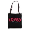 John 3:16 - Loved Valentine Heart Tote Bag