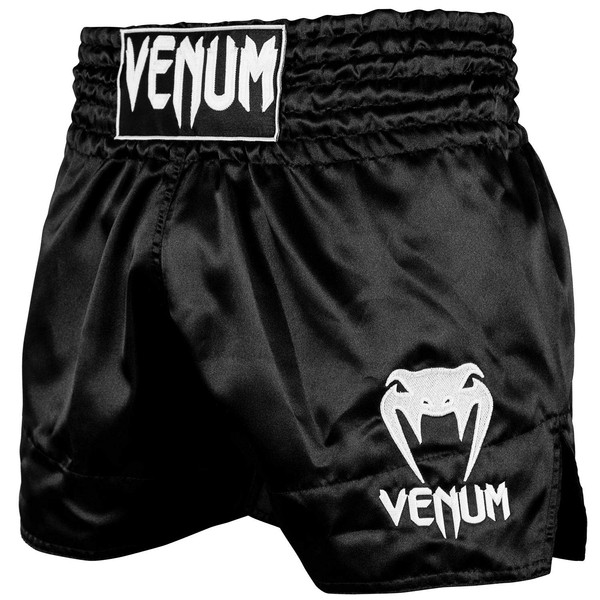 Venum Muay Thai Shorts Classic - Black/White - XXL
