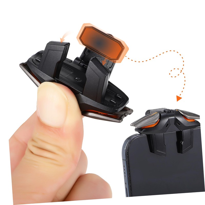 Operitacx Mobile Game Controllers with Charging Cable Six Finger Triggers