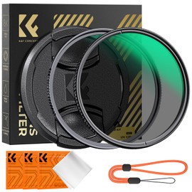 K&F Concept 67MM UV Filter & CPL Polarising Filter Kit, MRC HD Anti-reflection Scratch-resistant Multi-coated, with Lens Cap (Nano-X Series)