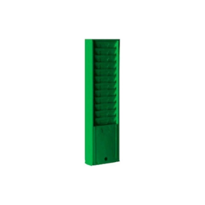 Metal Wall Mounted Time Card Holder Rack, Model 167H, 12