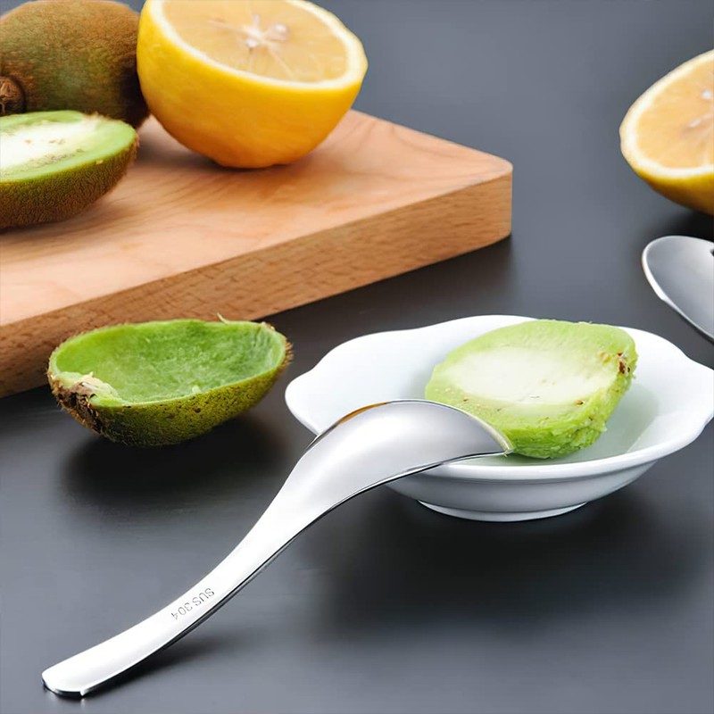 6 PCS Soup Spoons,Stainless Steel Table Spoons for Rice Soup,Thick
