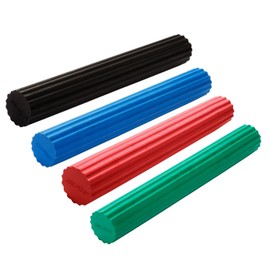 CanDo Twist-n-Bend Hand-Wrist Exercise Bars - 4-Piece Bundle - Red, Green, Blue, Black