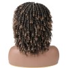 YADIRF Black Women Men Short Dreadlock Wig Synthetic Wigs Afro