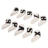 10pcs set PU Waterproof Golf Club Iron Cover Fine Sewing