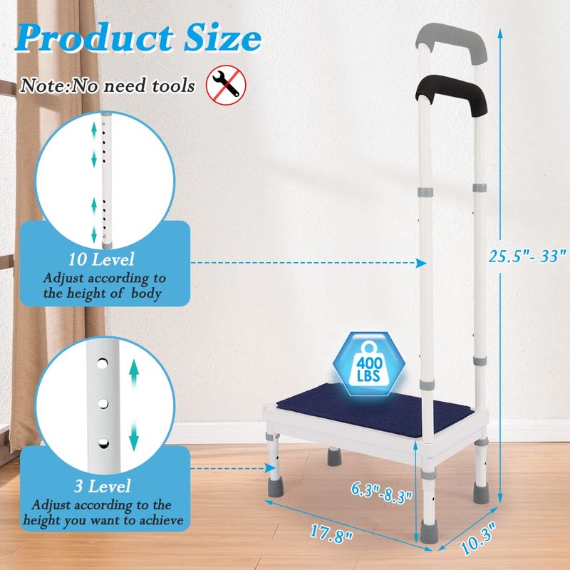 Bedside Steps For High Beds For Elderly Adults One Step