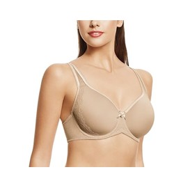Wacoal womens Retro Chic Contour Bra, Toast, 34DD US