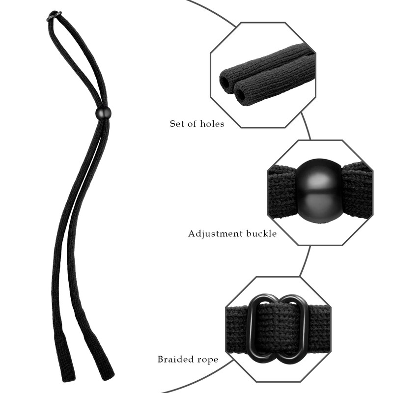 VOOGLASS Glasses Strap(6 PCS) Sports Eyeglass Strap,Adjustable Sunglasses Lanyard Neck