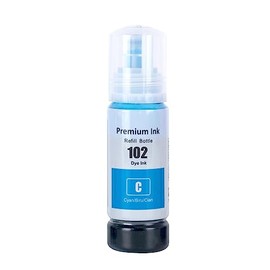 Go Inks 1 Cyan 70ml Ink Bottle to replace Epson 102 Compatible/non-OEM for EcoTank Printers