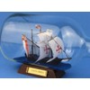 Hampton Nautical Santa Maria Ship in a Bottle, 9" ,