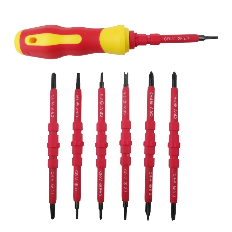 2024 Version 7 in 1 Insulated Screwdriver Set Magnetic Screwdriver