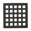 3.75" Shower Drain Cover - Square Floor Drain Cover -