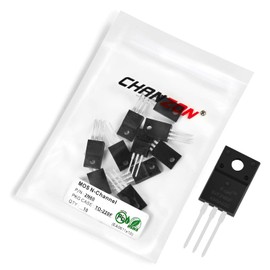 Chanzon 2N60 TO-220F NMOS N-Channel Power MOSFET Transistor for High-Power Applications (Pack of 10pcs)