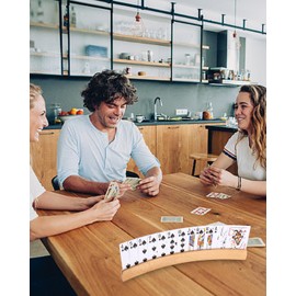 Children's Card Holder, Pack of 2 Playing Card Holder, Wooden Card Holder, Playing Card Holder, Card Holder, Children's Hands-Free Card Stand, Children's Playing Card Holder, Wood for Seniors