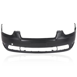 G-PLUS Front Bumper Cover Compatible with Hyundai Tiburon 2005-2006 Black Primered w/fog lamp holes 865112C500 HY1000153