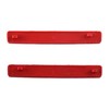 MKAREPART Rear Bumper Reflector Lamp Right and Left Side, Red