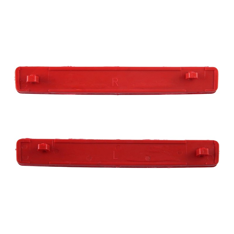 MKAREPART Rear Bumper Reflector Lamp Right and Left Side, Red