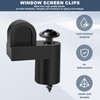 Chaokant 12-Pack 3/8 Inch Offset Window Screen Clips with Screws,