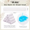 Toulite 10 Pack 6 Layer Gauze Cotton Bra Liners Under