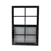 Shed Window 18x27 - Vertical Slider with Built-in Bug Screen
