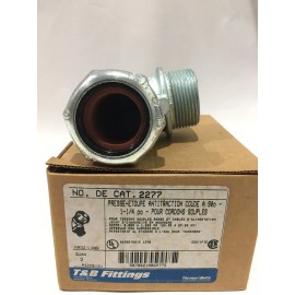 THOMAS & BETTS 2277 THOMAS & BETTS 11/4" STRAIN RELIEF CONNECTOR 90DEG 1PCS