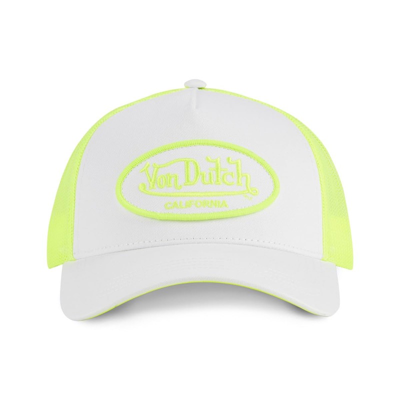 Von Dutch Men's & Women's Adjustable Cap, Trucker Cap Fluo