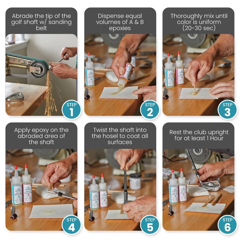 Brampton PRO-FIX Quick Cure Golf Epoxy - 1 Hour Golf