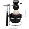 Kit de afeitar para hombre, kit de afeitado de 4