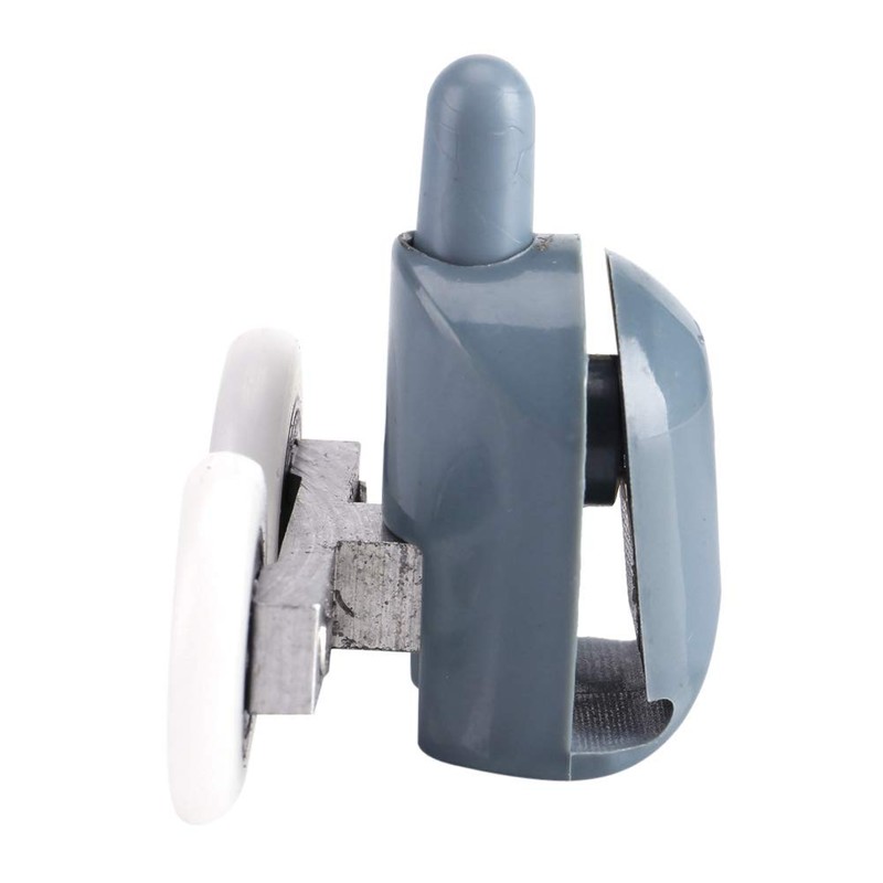 Acouto Twin Bottom Top Shower Door Rollers Pulleys Wheels Runners