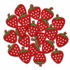 20Pcs Strawberry Iron On Patches Embroidered Fruit Appliques